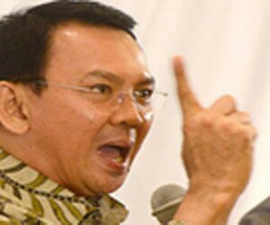 Gubernur DKI Jakarta, Basuki Tjahaja Purnama alias Ahok.