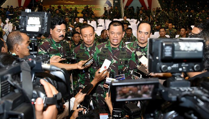 Panglima TNI Jenderal TNI Gatot Nurmantyo.