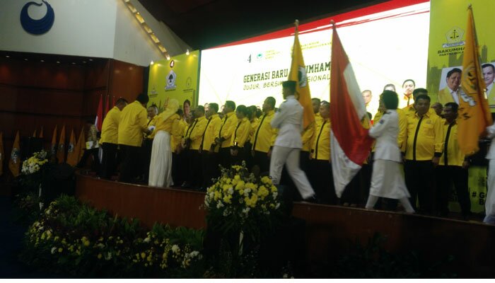 Ketum Golkar Arlangga Hartarto Kukuhkan Bakumham Partai Golkar (rizal)