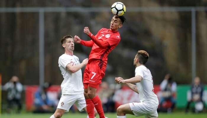 Sempat unggul akhirnya Portugal hanya bermain imbang 2-2 lawa Tunisia (reuters)