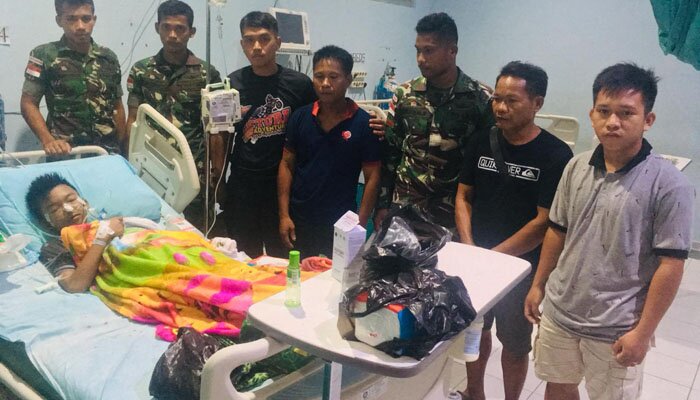 Ini anak penderita DBD yang mendapat darah prajurit Kostrad .