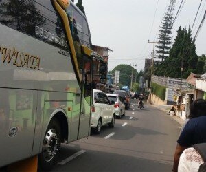 ilustrasi jalur Puncak Bogor