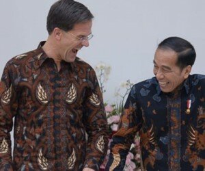 Presiden Jokowi saat menerima kunjungan kenegaraan Perdana Menteri (PM) Belanda Mark Rutte di Istana Kepresidenan Bogor, Jawa Barat (ist)