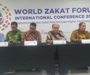Sekretaris Jenderal WZF Bambang Sudibyo saat menjelaskan rencana konferensi internasional WF di Bandung. (johara)