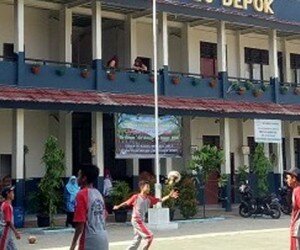 SMP Negeri 20 Depok diliburkan 3 hari.(anton)