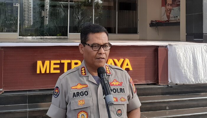 Kabid Humas Polda Metro Jaya Kombes Pol Argo Yuwono di Polda Metro Jaya, Jakarta Selatan, Kamis (7/11/2019).(firda)