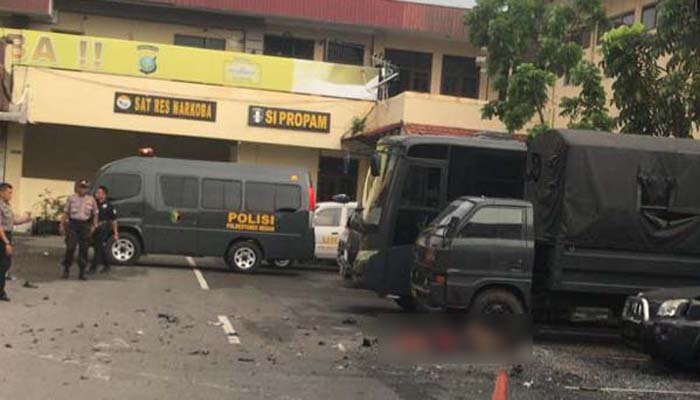 Pelaku bom bunuh diri di Polrestabes Medan.(ist)