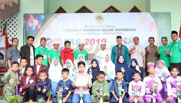 Acara pembukaan kegiatan Lomba Festival Anak Soleh. (johara)