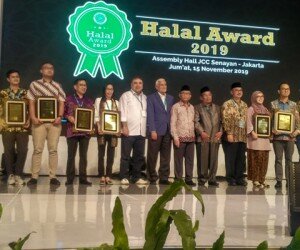 Direktur LPPOM MUI DR Lukmanul Hakim, M.Si dalam acara Indonesia Halal Expo (Indhex), di Jakarta, Jumat (15/11).(johara)