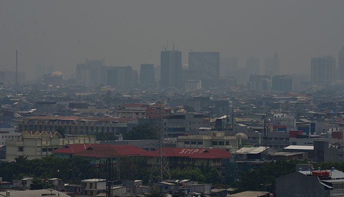 Jakarta tertutup kabut asap -(toga)