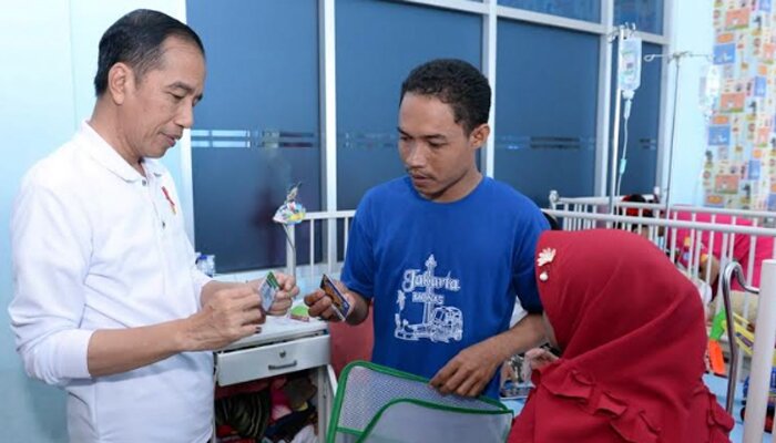 Presiden Jokowi secara mendadak mengunjungi RSUD Dr. H. Abdul Moeloek yang terletak di Kota Bandar Lampung pada Jumat (15/11).(ist)