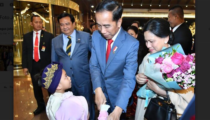 Presiden Jokowi tiba di Korea Selatan.