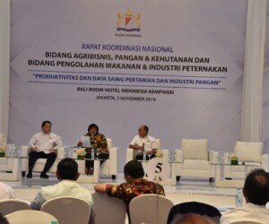 Menteri LHK Rakornas KADIN untuk Agribisnis, Pangan dan Kehutanan di Jakarta , Selasa (5/11)
