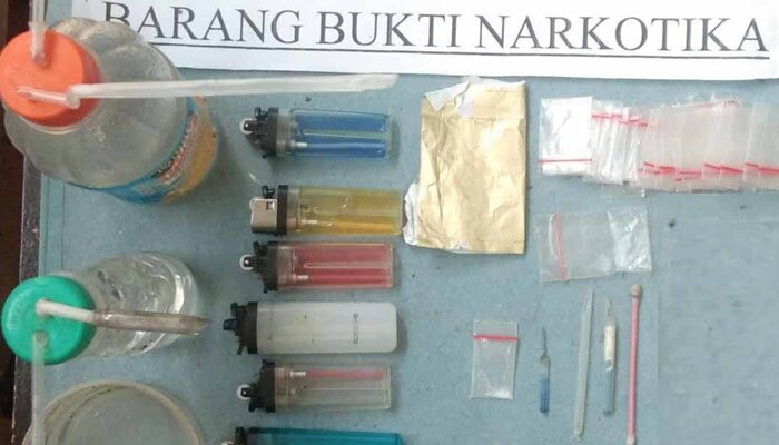 Barang bukti yang diamankan