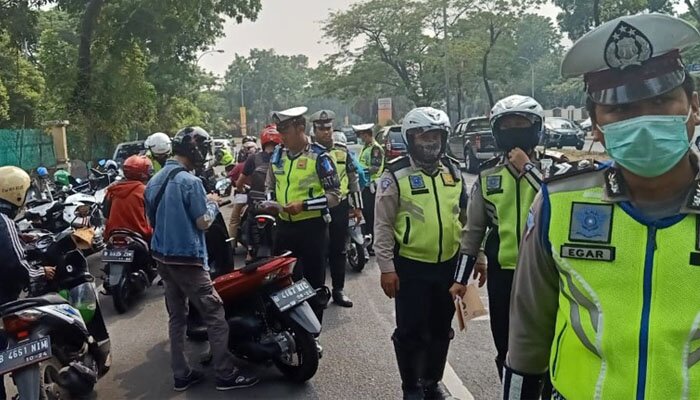 operasi zebra jaya di jajaran Polres Tangerang Selatan