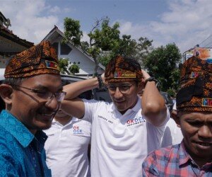 Sandiaga Uno janji bawa investor ke Kerinci.(ist)