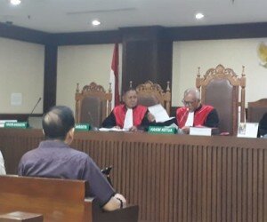 Suasana sidang di PN Pusat.(ist)