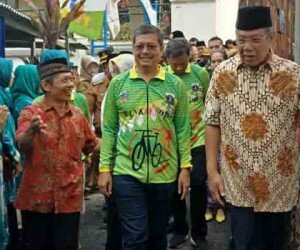 Walikota Jaksel bersama wakil Walikota Tangsel saat menggelar PNS di Perbatasan wilayah. (wandi)