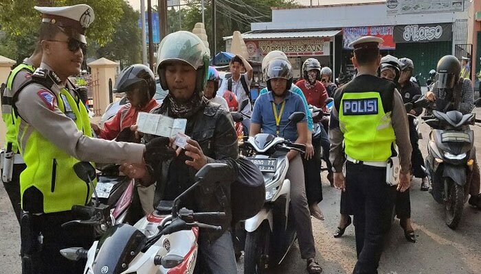 Operasi Zebra Kalimaya 2019 di Serang.(haryono)