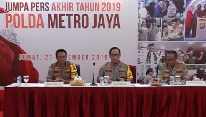 Kapolda Metro Jaya Komjen Gatot Eddy Pramono menjelaskan kamtibmas sepanjang tahun 2019.