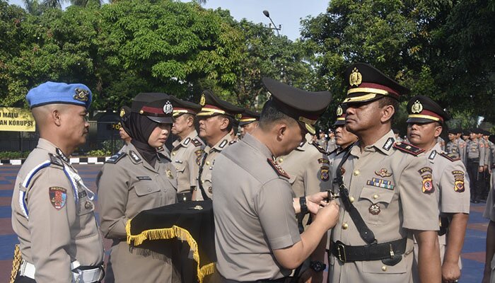 Mutasi 9 Kapolsek di Polres Bogor