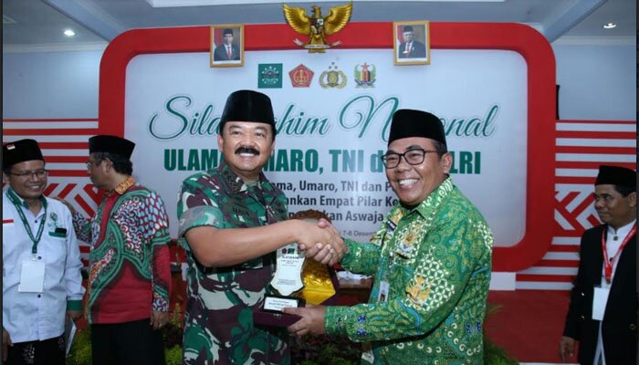 Panglima TNI Hadi Tjahjanto saat di Pendopo Kajen, Kabupaten Pekalongan, JSabtu (7/12/2019).