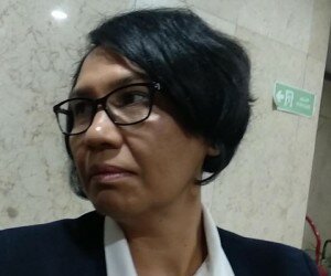 Plt Kepala Badan Perencanaan Pembangunan Daerah (Bapeda) DKI Jakarta, Suharti. (Yendhi)