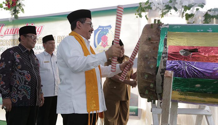 Wakil Menteri Agama (Wamenag) Zainut Tauhid Sa'adi meluncurkan program "Kampung Zakat" di Desa Sioyong, Kec. Sidampelan, Kab. Donggala, Sulawesi Tengah, Selasa (17/12).(ist)