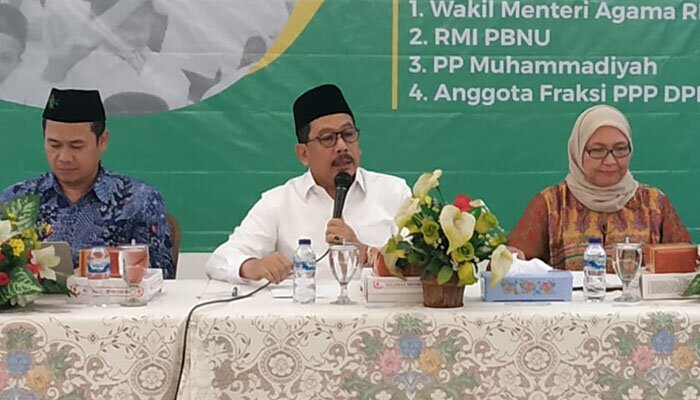 Wakil Menteri Agama, Zainut Tauhid (tengah). (ikbal)